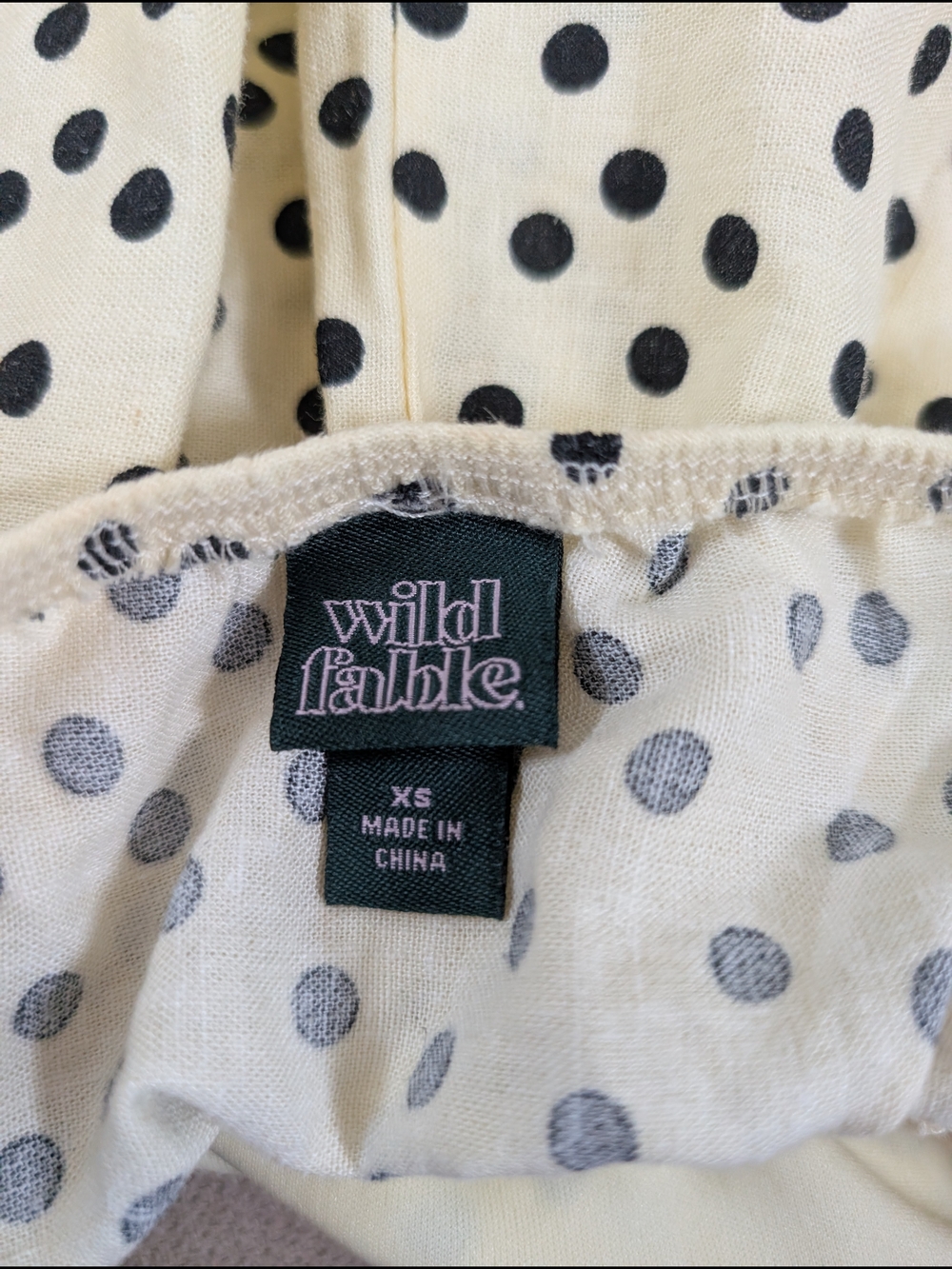 wild fable Cream Polka Dot Mini Dress - Picture 10 of 10